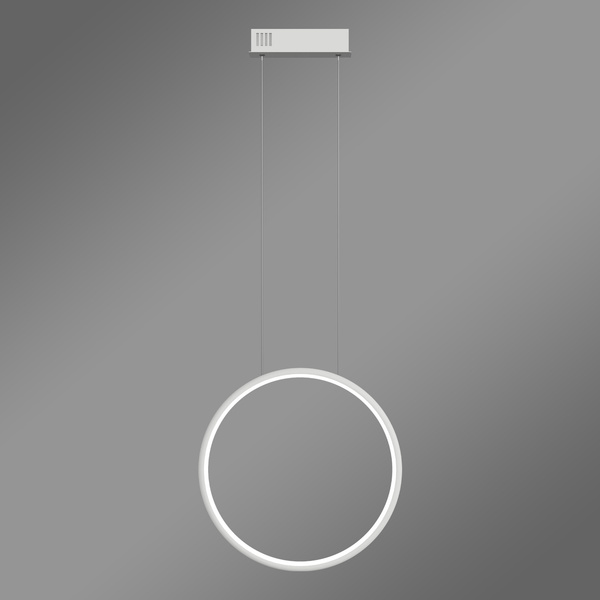 Moderne LED-Hängeleuchte Led Moon 40 cm Weiß, mit Fernbedienung, 3K | LEDesign