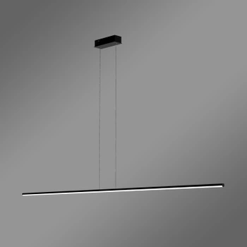 Moderne LED-Pendelleuchte Line 180 cm Schwarz 4000K LEDesign
