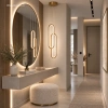 Moderne LED-Pendelleuchte Led Ellipse No.2 Gold 3000K LEDesign