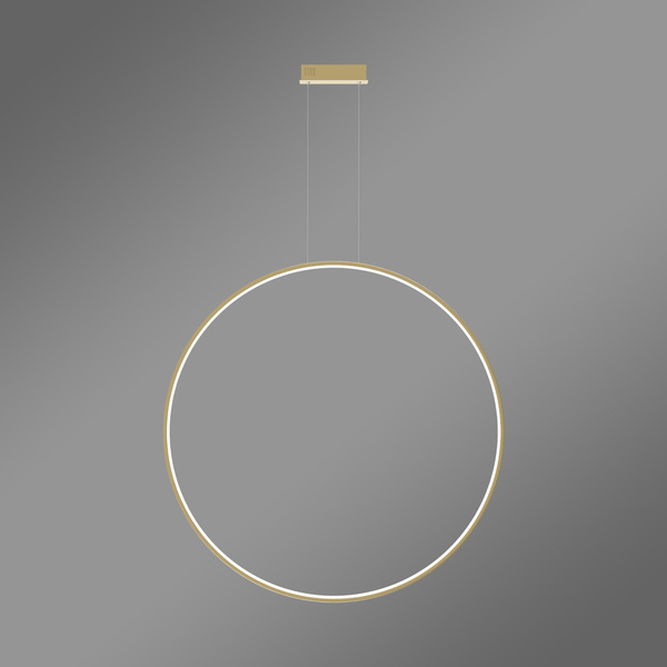 Moderne Pendelleuchte LED Moon 100 cm in Gold, neutrales Licht 4000K | LEDesign