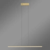 Moderne LED-Pendelleuchte LINE 80 cm Gold 4000K dimmbar LEDesign