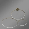 Moderne LED-Pendelleuchte Orbit S No.3 100 cm Gold 4000K LEDesign