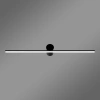 LED-Wandleuchte Line No.2 80 cm Schwarz 4000K LEDesign