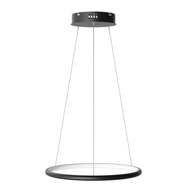 Moderne LED-Hängeleuchte Orbit No.1 40 cm Schwarz 3000K dimmbar LEDesign