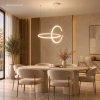 Moderne Led-Pendelleuchte Celestial No.2 weiß 4000K LEDesign