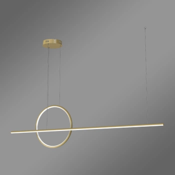Moderne LED-Pendelleuchte Geometrik 40 cm Gold 4000K dimmbar LEDesign