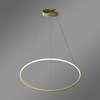 Moderne LED-Pendelleuchte Orbit No.1 80 cm Gold 3000K dimmbar LEDesign