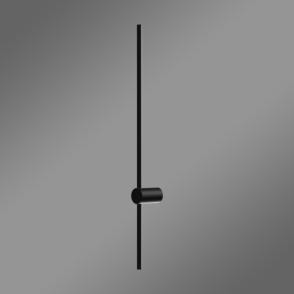 LED-Wandleuchte Line 100 cm Schwarz 3000K mit Fernbedienung LEDesign