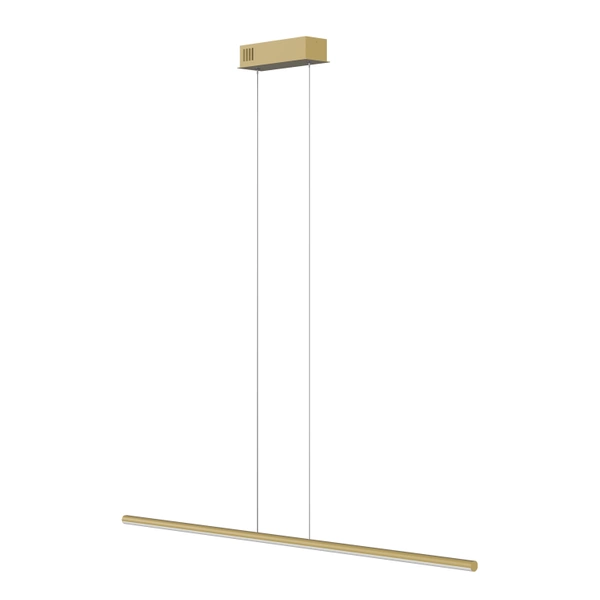Moderne LED-Pendelleuchte LINE 100 cm Gold 4000K LEDesign