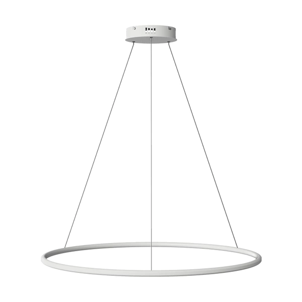 Moderne LED-Hängeleuchte Orbit No.1 80 cm Weiß  3000K dimmbar LEDesign