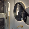 Moderne Led-Pendelleuchte Ellipse Nein.2 goldene 4K LED-Designs