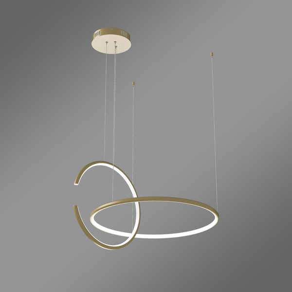 Moderne Led-Pendelleuchte Celestial No.2 gold mit Tuya App 4000K LEDesign