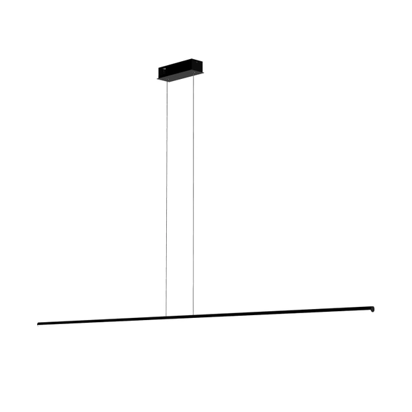 Moderne LED-Pendelleuchte Led Line 180 cm schwarz mit Fernbedienung 3000K–6000K LEDesign