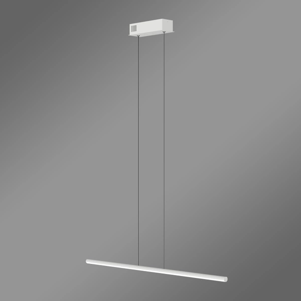 Moderne LED-Pendelleuchte LINE 80 cm Weiß 3000K dimmbar LEDesign