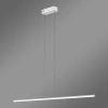 Moderne LED-Pendelleuchte Line 120 cm Weiß 3000K dimmbar LEDesign