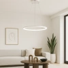Moderne LED-Hängeleuchte Orbit No.1 60 cm Weiß 3000K dimmbar LEDesign