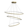 Moderne LED-Pendelleuchte Orbit No.3 100 cm Gold 4000K dimmbar LEDesign
