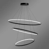 Moderne LED-Pendelleuchte Orbit No.3 100 cm Schwarz 4000K dimmbar LEDesign