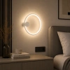 Moderne LED-Wandleuchte Moon 30 cm Weiß 4000K LEDesign