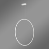 Moderne Pendelleuchte Led Moon 100 cm Weiß, mit Fernbedienung, warmes Licht 3000K | LEDesign