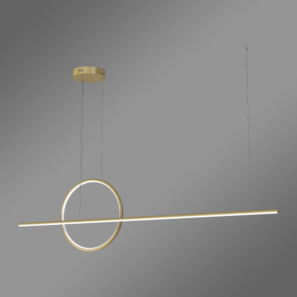 Moderne LED-Pendelleuchte Geometrik 40 cm Gold 3000K mit Tuya LEDesign