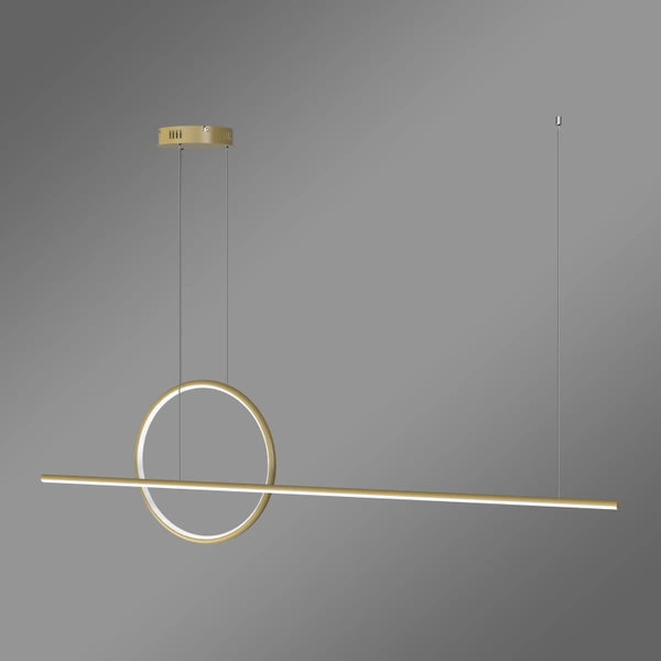 Moderne LED-Pendelleuchte Geometrik 40 cm Gold 3000K mit Tuya LEDesign