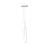 Moderne LED-Pendelleuchte Led Ellipse No.2 Weiß 3000K LEDesign