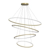 Moderne LED-Pendelleuchte Orbit No.4 120 cm Gold 3000K mit Tuya LEDesign