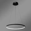 Moderne LED-Hängeleuchte Orbit No.1 60 cm Schwarz 3000K mit Fernbedienung LEDesign
