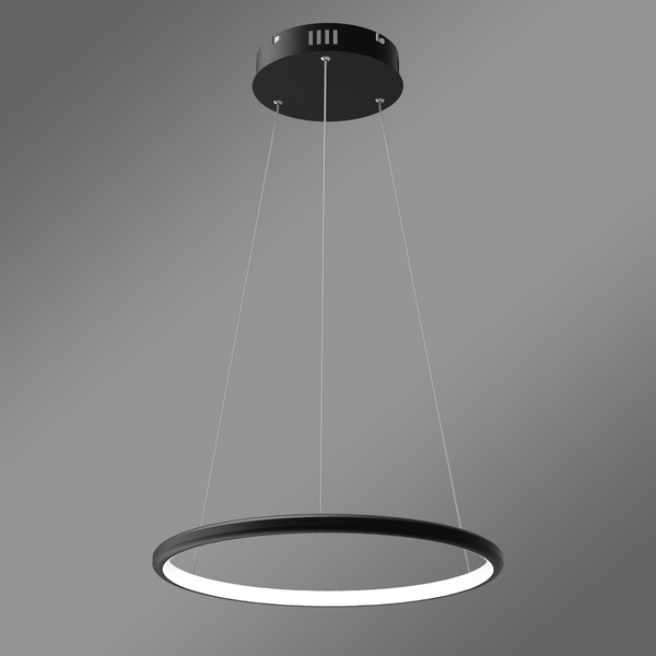 Moderne LED-Hängeleuchte Orbit No.1 40 cm Schwarz 4000K mit Fernbedienung LEDesign
