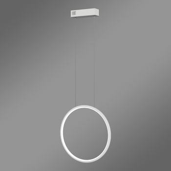 Moderne LED-Hängeleuchte Led Moon 40 cm Weiß Warmweiß 3000K von LEDesign