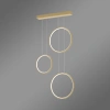 Moderne LED-Pendelleuchte Moon No.3 Gold 4000K mit Fernbedienung LEDesign