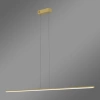 Moderne LED-Pendelleuchte Line 150 cm Gold 3000K LEDesign