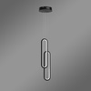 Moderne LED-Pendelleuchte Led Ellipse No.2 Schwarz 3000K LEDesign