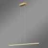 Moderne LED-Pendelleuchte LINE 100 cm Gold 3000K LEDesign