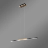 Moderne LED-Pendelleuchte Line 80 cm Schwarz 3000K LEDesign