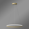 Moderne LED-Hängeleuchte Orbit No.1 60 cm Gold 4000K mit Fernbedienung LEDesign