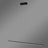 Moderne LED-Pendelleuchte LINE 120 cm Schwarz 4000K dimmbar LEDesign