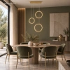 Moderne LED-Pendelleuchte Moon No.3 Gold  mit Fernbedienung 3000K–6000K LEDesign
