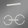 Moderne LED Pendelleuchte Celestial No 3 weiß mit Fernbedienung 3000K–6000K LEDesign