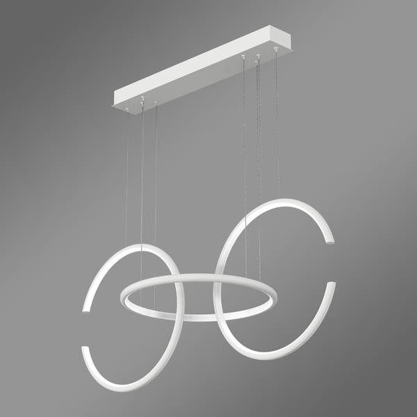 Moderne LED Pendelleuchte Celestial No 3 weiß mit Tuya App 3000K LEDesign