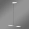 Moderne LED-Pendelleuchte LINE 80 cm Weiß 4000K mit Fernbedienung LEDesign