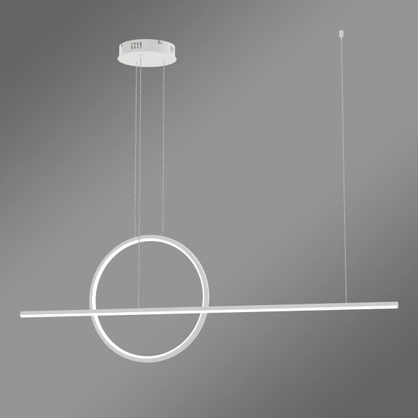 Moderne LED-Pendelleuchte Geometrik 2 40 cm Weiß 4000K LEDesign