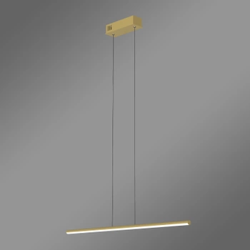 Moderne LED-Pendelleuchte Line 60 cm Gold 3000K LEDesign