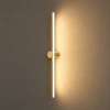 LED-Wandleuchte Line No.2 80 cm Gold 4000K LEDesign