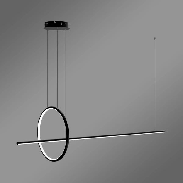 Moderne LED-Pendelleuchte Geometrik 40 cm Schwarz 3000K LEDesign