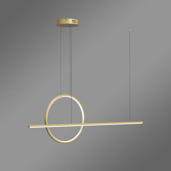 Moderne LED-Pendelleuchte Geometrik 2 40 cm Gold 3000K mit Tuya LEDesign