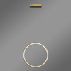 Moderne LED-Hängeleuchte Led Moon 40 cm Gold, mit Fernbedienung, 3K | LEDesign