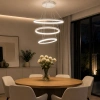 Moderne LED-Pendelleuchte Orbit No.3 50 cm Weiß 3000K LEDesign