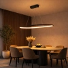 Moderne Led-Pendelleuchte Ellipse Nein.1 100 cm schwarz 3K LED-Design